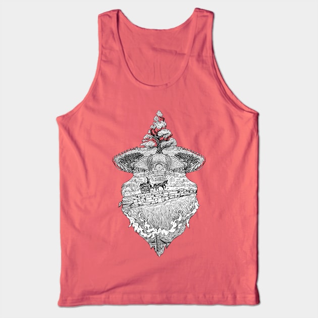 Wandering Wizard Tank Top by stevenlefcourt